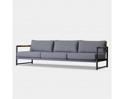 Harbour™ Breeze Xl 3 Seat Sofa - Aluminum Asteroid, Siesta Indigo