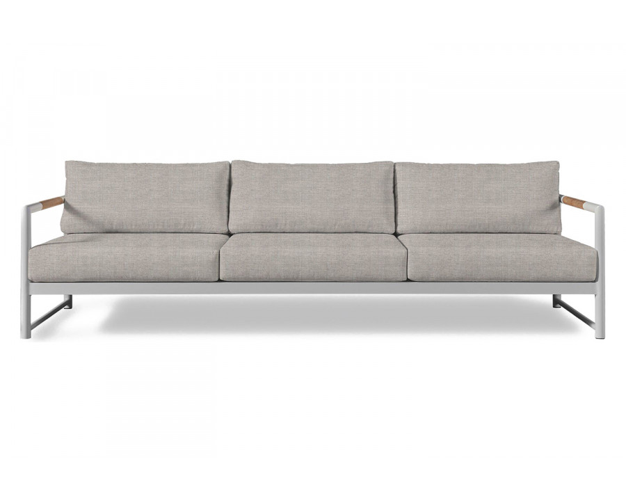 Harbour Breeze Xl 3 Seat Sofa - Aluminum White, Cast Silver