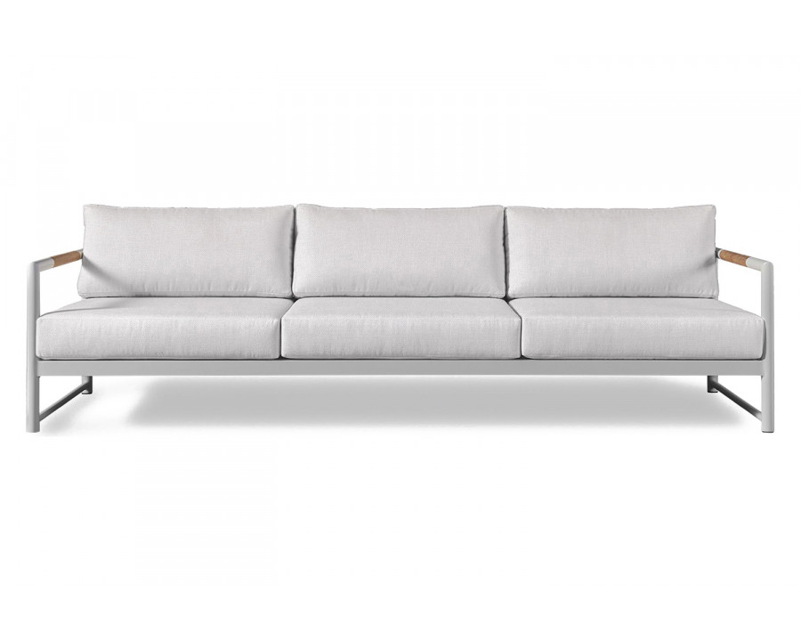 Harbour Breeze Xl 3 Seat Sofa - Aluminum White, Panama Blanco