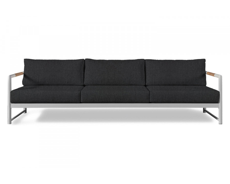 Harbour Breeze Xl 3 Seat Sofa - Aluminum White, Panama Grafito