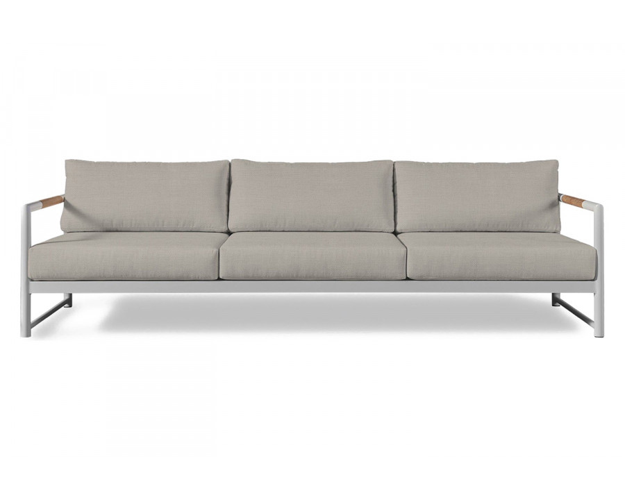 Harbour Breeze Xl 3 Seat Sofa - Aluminum White, Panama Marble