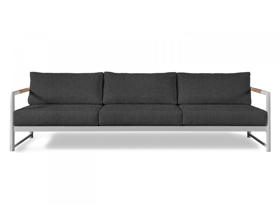 Harbour Breeze Xl 3 Seat Sofa - Aluminum White, Siesta Slate