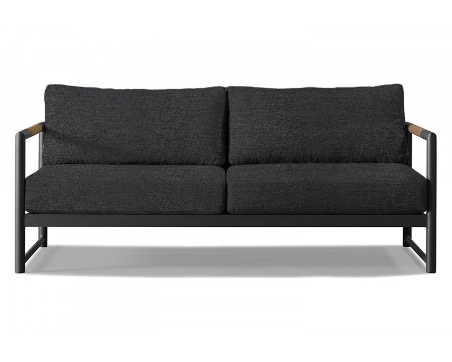 Harbour Breeze Xl 2 Seat Sofa - Aluminum Asteroid, Lisos Grafito