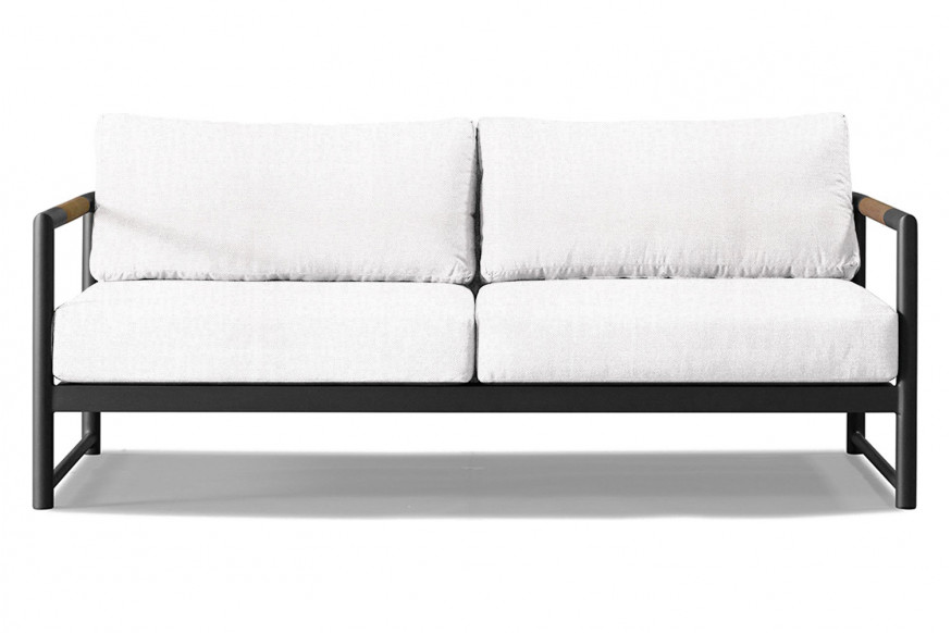 Harbour™ Breeze Xl 2 Seat Sofa - Aluminum Asteroid, Panama Blanco