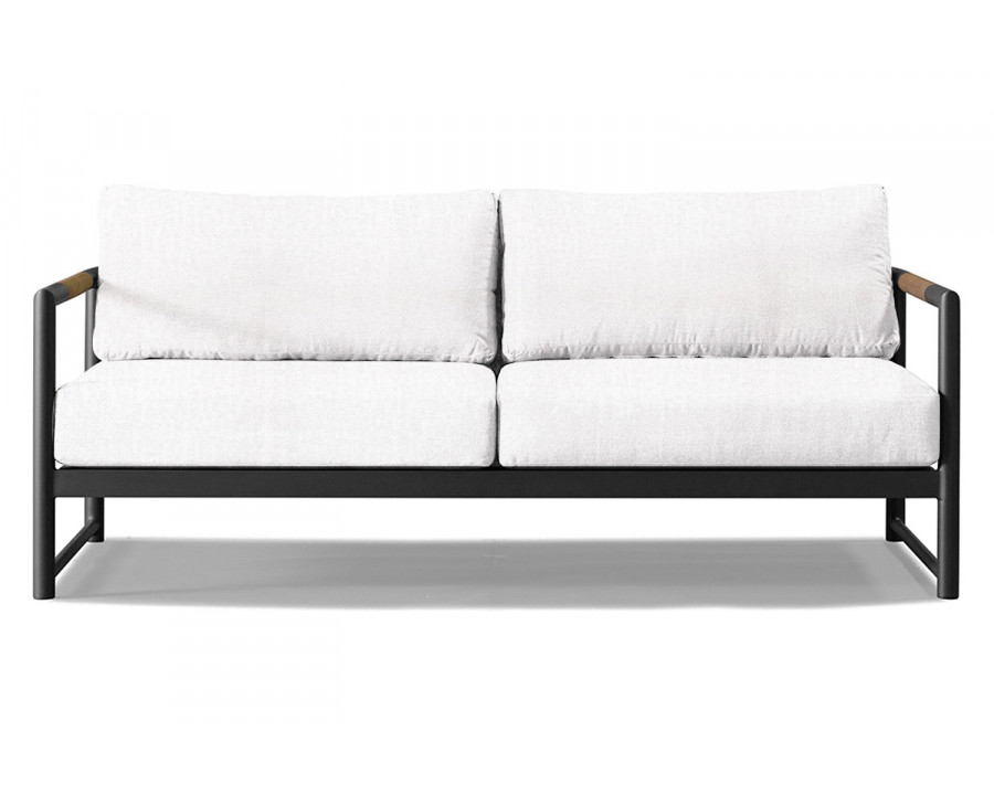 Harbour Breeze Xl 2 Seat Sofa - Aluminum Asteroid, Panama Blanco