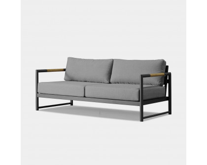 Harbour Breeze Xl 2 Seat Sofa - Aluminum Asteroid, Siesta Indigo