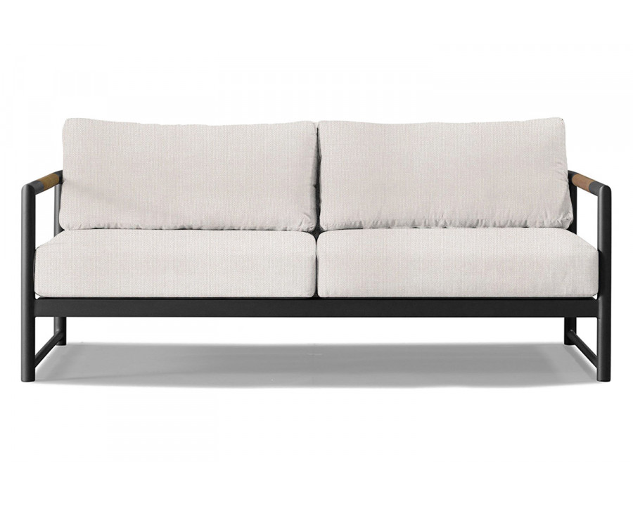 Harbour Breeze Xl 2 Seat Sofa - Aluminum Asteroid, Siesta Ivory