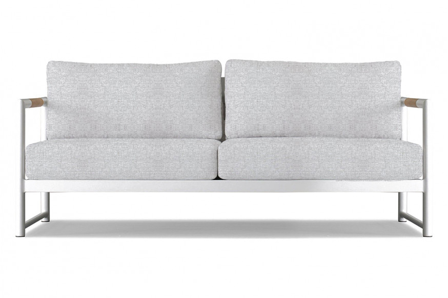 Harbour™ Breeze Xl 2 Seat Sofa - Aluminum White, Copacabana Sand