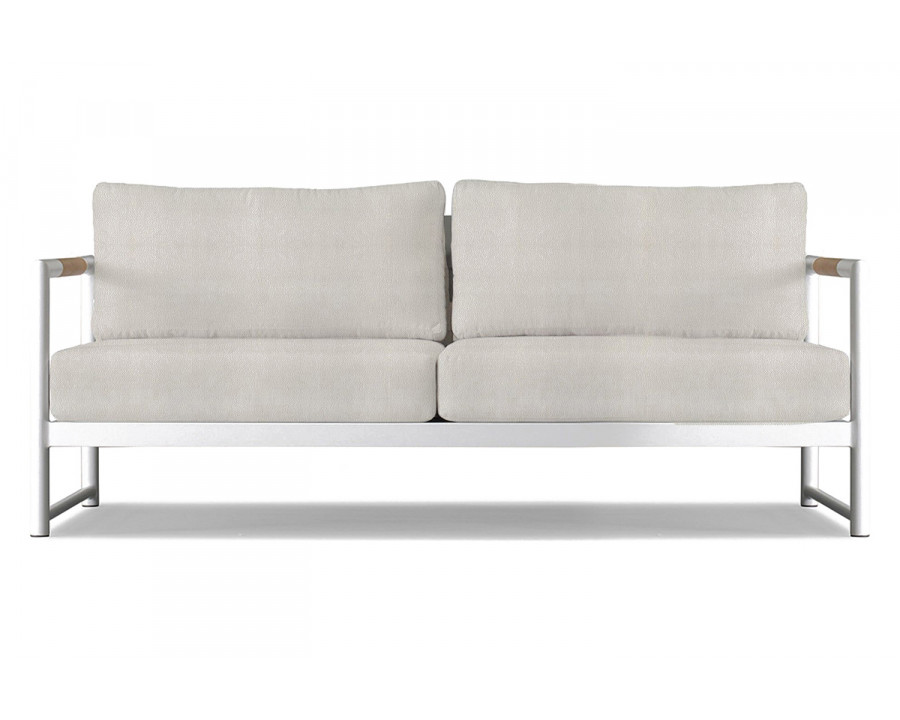 Harbour Breeze Xl 2 Seat Sofa - Aluminum White, Riviera Ivory