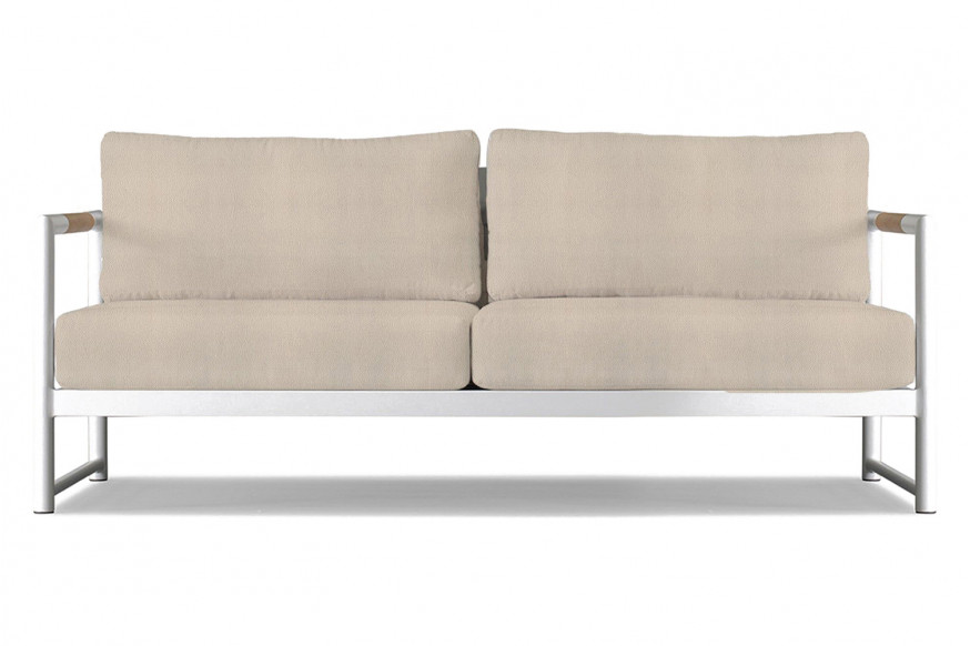 Harbour™ Breeze Xl 2 Seat Sofa - Aluminum White, Riviera Sand