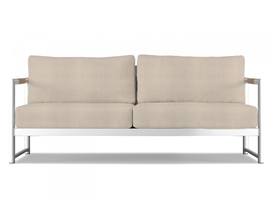 Harbour Breeze Xl 2 Seat Sofa - Aluminum White, Riviera Sand