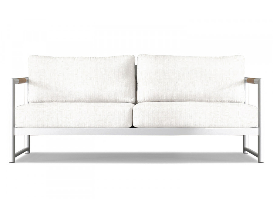 Harbour Breeze Xl 2 Seat Sofa - Aluminum White, Siesta Ivory