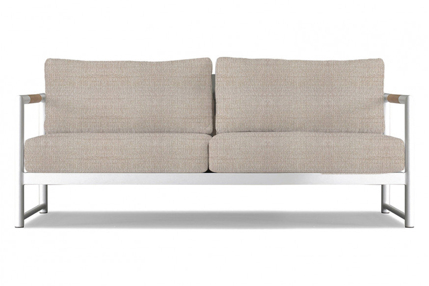 Harbour™ Breeze Xl 2 Seat Sofa - Aluminum White, Siesta Taupe