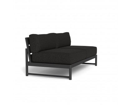 Harbour Breeze Xl 2 Seat Armless Sofa - Aluminum Asteroid, Copacabana Midnight