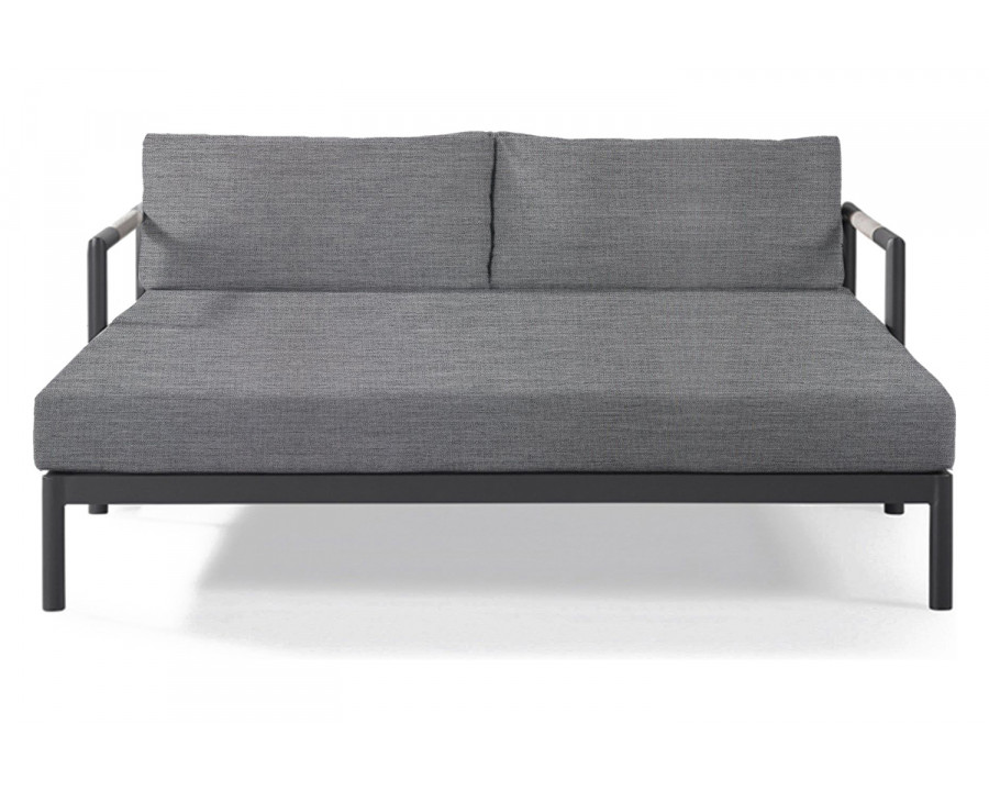 Harbour Breeze Xl Daybed - Aluminum Asteroid, Lisos Piedra