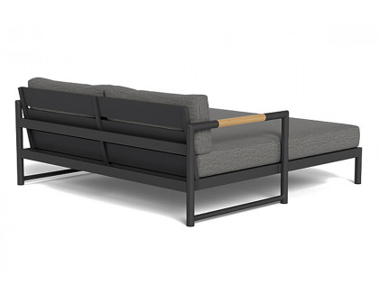 Harbour Breeze Xl Daybed - Aluminum Asteroid, Cast Slate