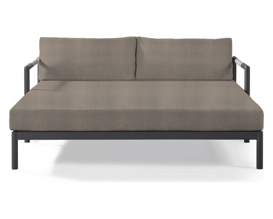 Harbour Breeze Xl Daybed - Aluminum Asteroid, Riviera Stone