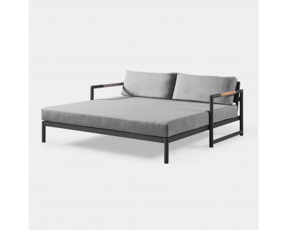 Harbour Breeze Xl Daybed - Aluminum Asteroid, Siesta Indigo