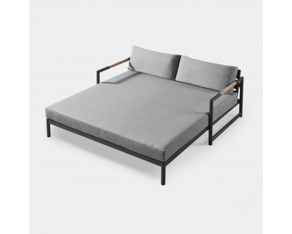 Harbour Breeze Xl Daybed - Aluminum Asteroid, Siesta Indigo