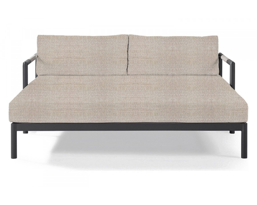 Harbour Breeze Xl Daybed - Aluminum Asteroid, Siesta Taupe