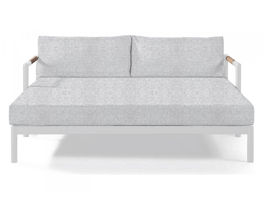 Harbour Breeze Xl Daybed - Aluminum White, Copacabana Sand