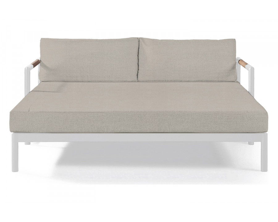 Harbour Breeze Xl Daybed - Aluminum White, Panama Marble