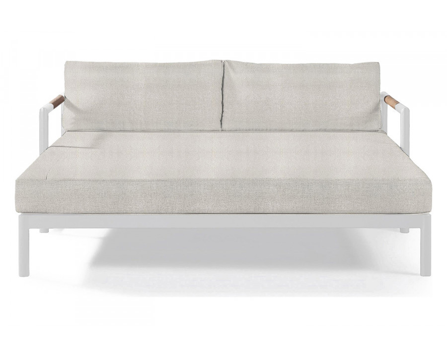 Harbour Breeze Xl Daybed - Aluminum White, Riviera Ivory