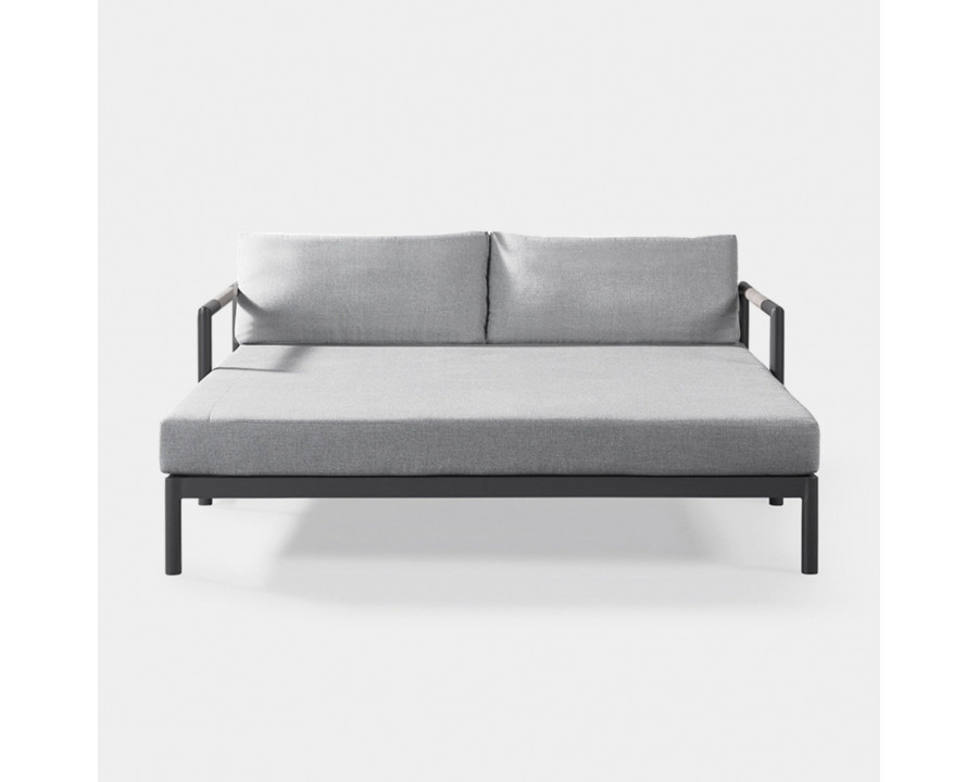 Harbour Breeze Xl Daybed - Aluminum White, Siesta Indigo