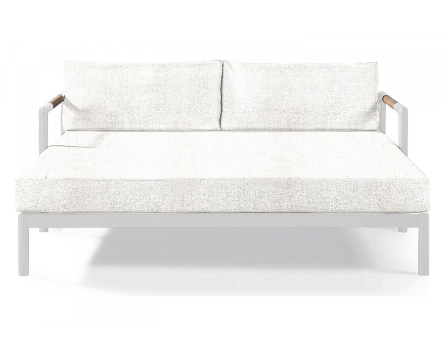 Harbour Breeze Xl Daybed - Aluminum White, Siesta Ivory