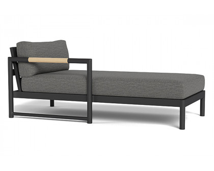 Harbour Breeze Xl Chaise Left - Aluminum Asteroid, Lisos Grafito