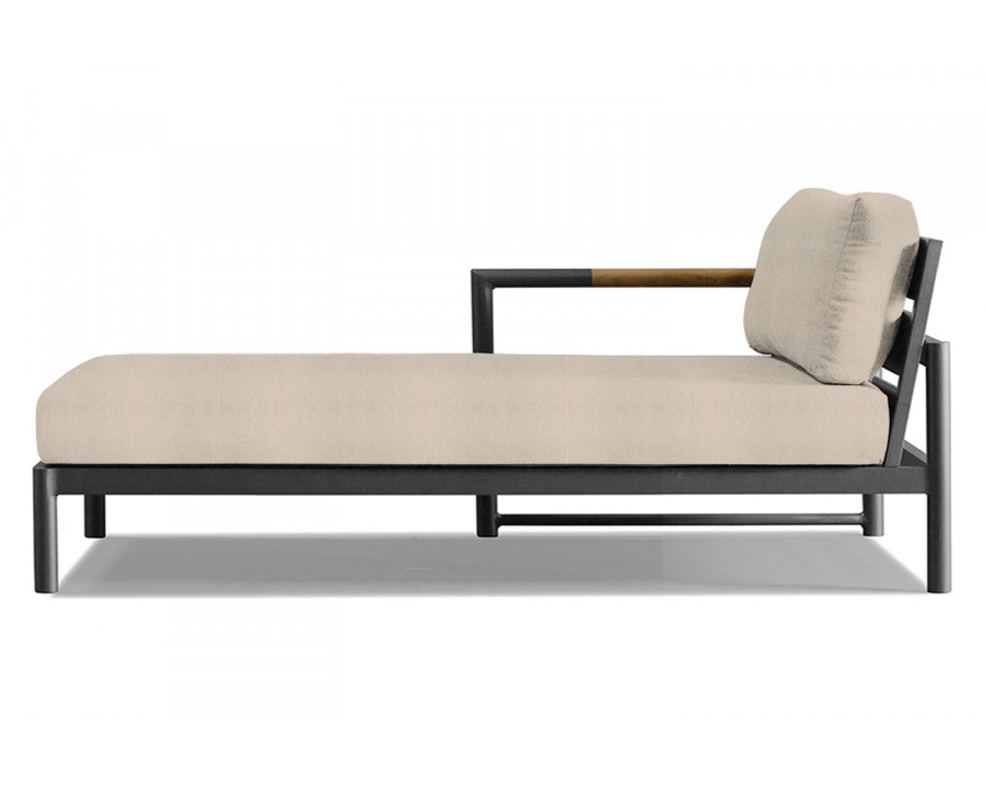 Harbour Breeze Xl Chaise Left - Aluminum Asteroid, Riviera Sand