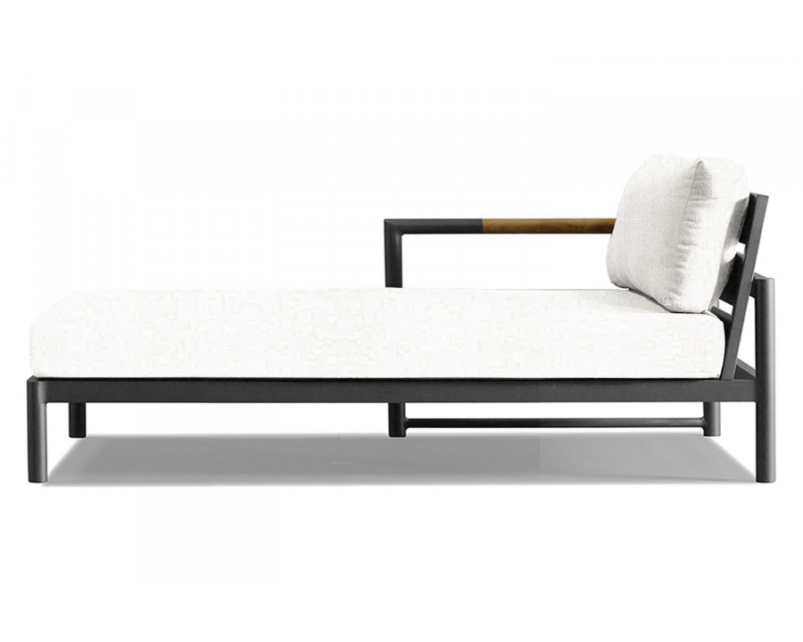 Harbour Breeze Xl Chaise Left - Aluminum Asteroid, Siesta Ivory