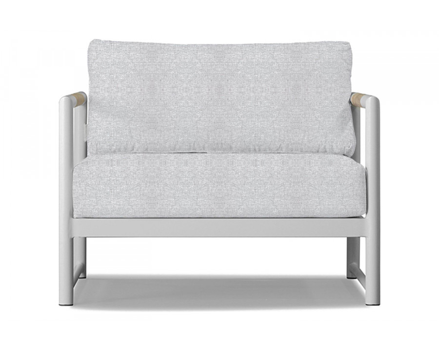 Harbour Breeze Xl Lounge Chair - Aluminum White, Copacabana Sand