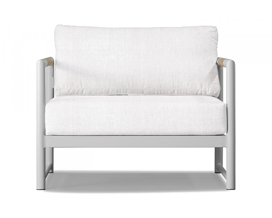 Harbour Breeze Xl Lounge Chair - Aluminum White, Panama Blanco