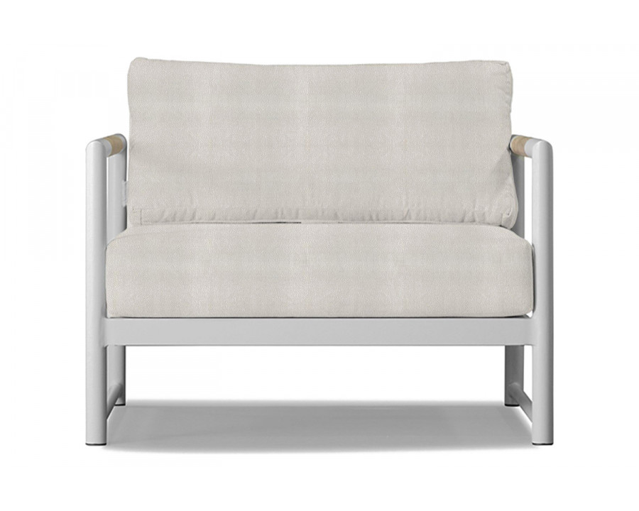 Harbour Breeze Xl Lounge Chair - Aluminum White, Riviera Ivory