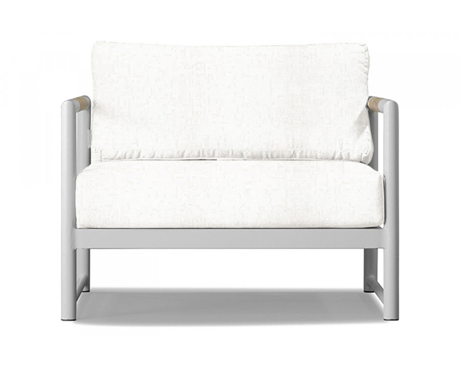 Harbour Breeze Xl Lounge Chair - Aluminum White, Siesta Ivory