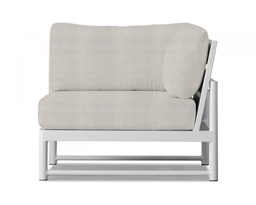 Harbour Breeze Xl Corner - Aluminum White, Riviera Ivory