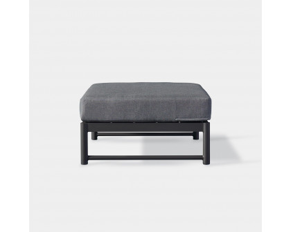 Harbour Breeze Xl Ottoman - Aluminum Asteroid, Lisos Grafito