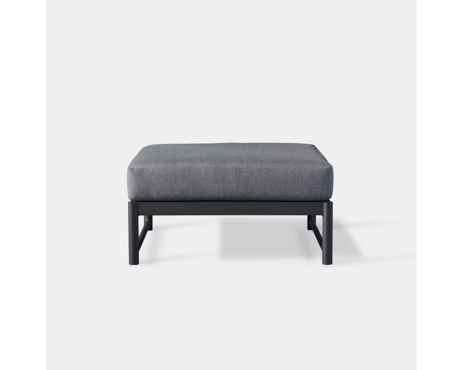 Harbour Breeze Xl Ottoman - Aluminum Asteroid, Copacabana Midnight