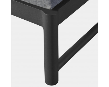 Harbour Breeze Xl Ottoman - Aluminum Asteroid, Copacabana Midnight