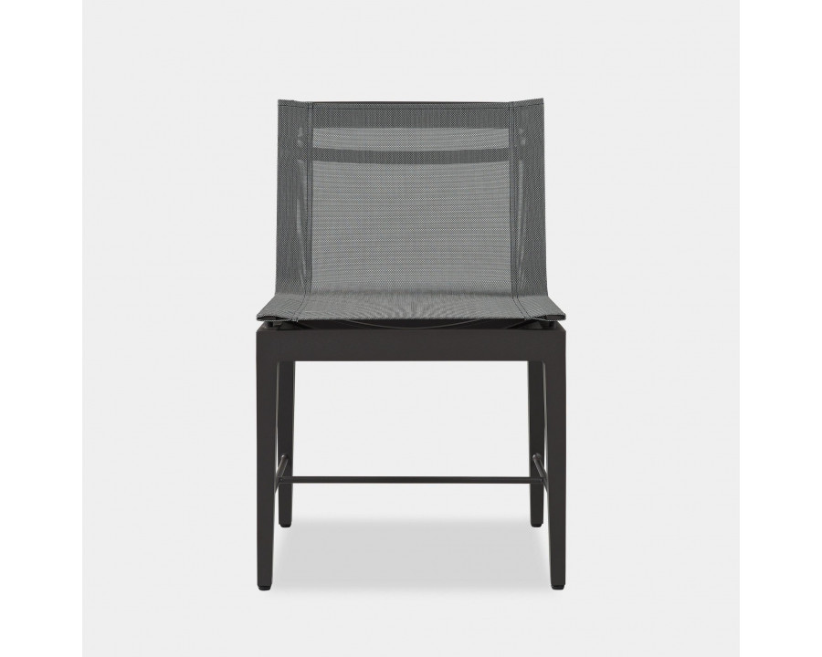 Harbour Byron Aluminum Dining Chair - Aluminum Asteroid, Batyline Silver