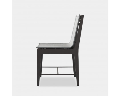 Harbour Byron Aluminum Dining Chair - Aluminum Asteroid, Batyline Silver