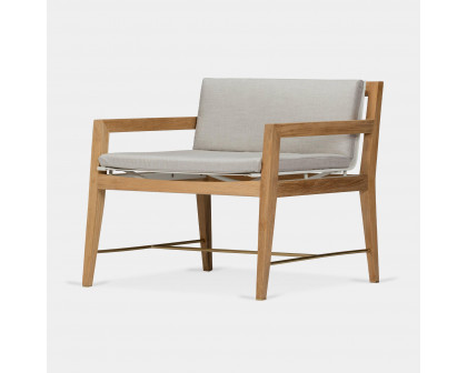 Harbour Byron Lounge Chair - Teak Charcoal, Cast Slate, Batyline Silver