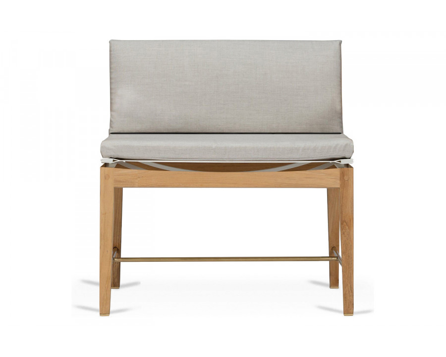 Harbour Byron Easy Chair - Teak Natural, Cast Silver