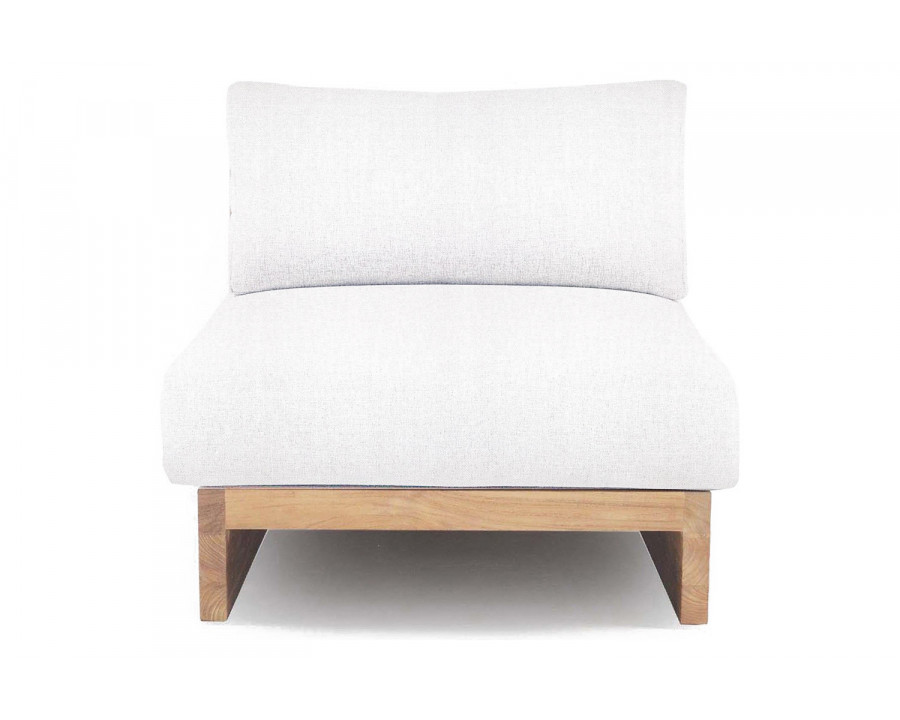 Harbour Catalina Easy Chair - Teak Natural, Panama Blanco