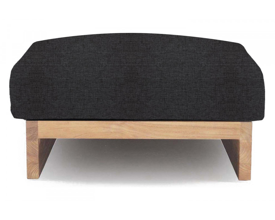 Harbour Catalina Ottoman - Teak Natural, Copacabana Midnight