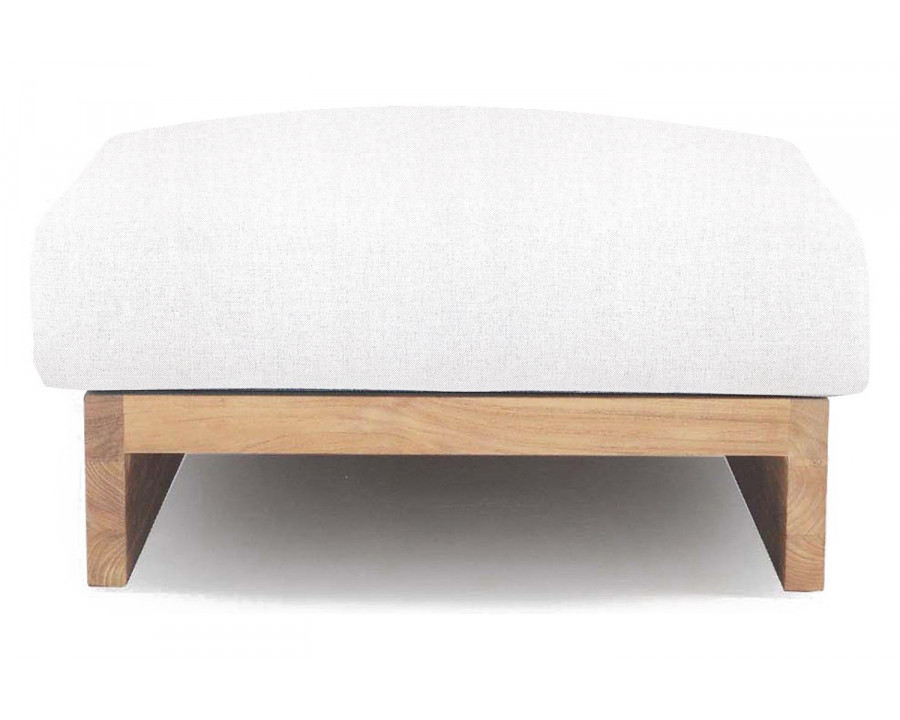 Harbour Catalina Ottoman - Teak Natural, Panama Blanco