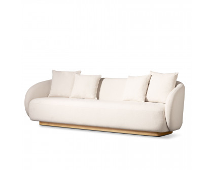 Harbour Como 3 Seat Sofa - Sealed Teak Natural, Lisos Grafito