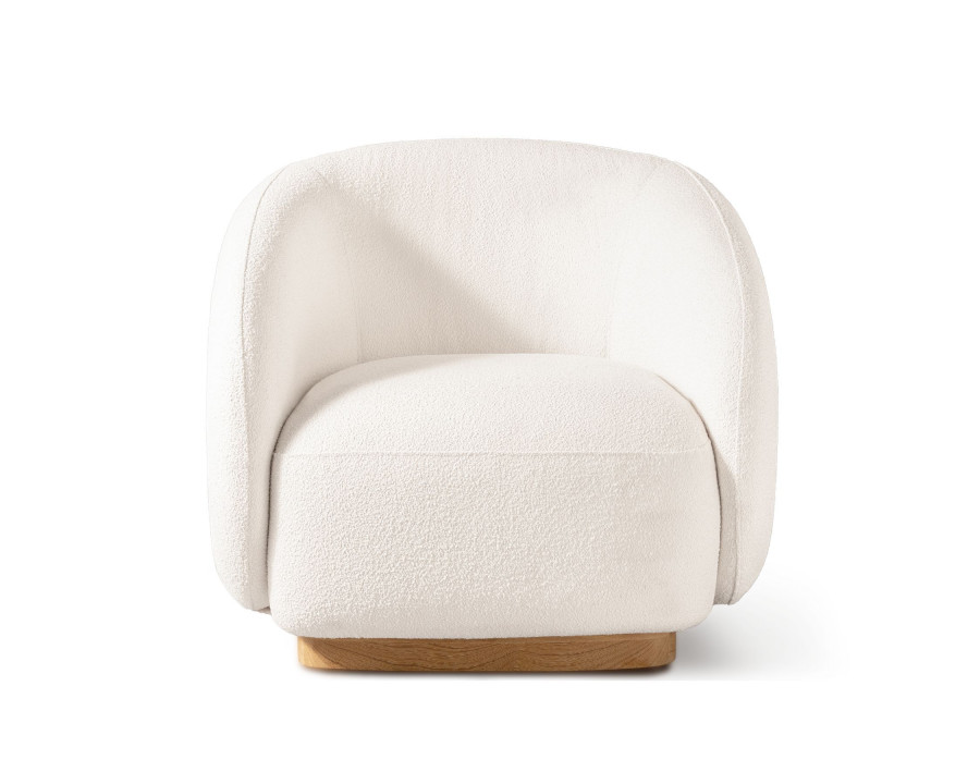 Harbour Como Lounge Chair - Sealed Teak Natural, Panama Blanco