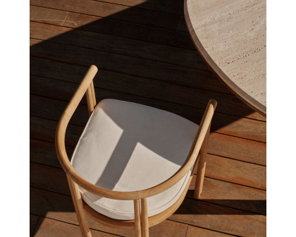 Harbour Cove Teak Dining Chair - Teak Natural, Panama Cloud